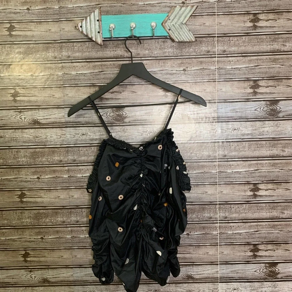Chelsea28 Ruffle Ruched Top - Picture 5 of 8
